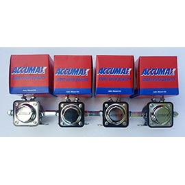 Accumax solenoids Set of 4 with Coupling Nuts Included Low Rider & More USA Made