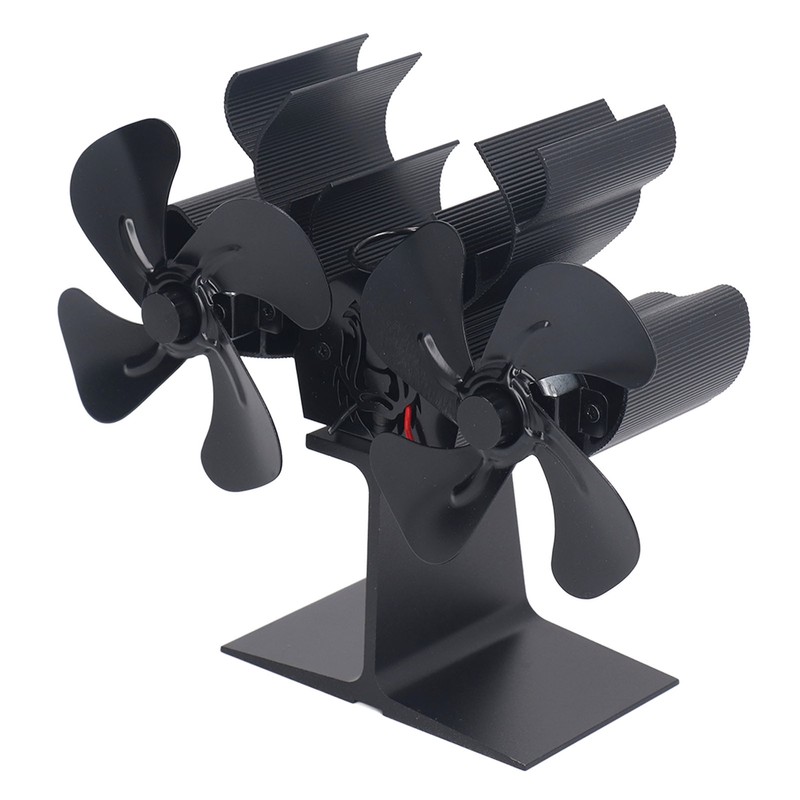 Wood Stove Fan Heat Powered 8 Blades Stove Fan Self
