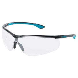 Uvex Sportstyle Supravision Extreme Safety Glasses Transparent/Black, Petrol