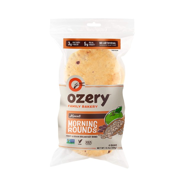 Ozery Bakery Muesli Morning Rounds, 6-Count Bag, 6-Pack