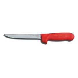 Dexter-Russell 6-Inch Narrow Boning Knife, Red Handle