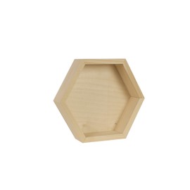 Walnut Hollow WNH41619 Hexagon Wall Deco Small, Wood