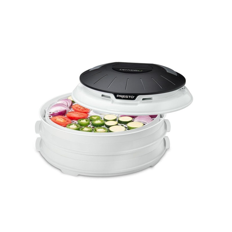 Presto Dehydro Electric Food Dehydrator Nonstick Mesh Screens - White