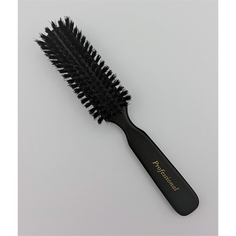 Hair Care Set Brush Natural Bristles Wooden Handle