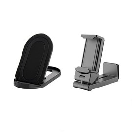 Airplane in Flight Phone Holder,2Pcs 360° Rotation Flight Phone Holder,360° Rotatable Universal Desk Stand with Folding Desktop Phone Stand,Airplane Phone Holder Mount with Desktop Cell Phone Holder