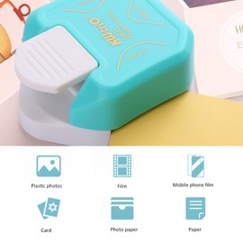 Perforadora de papel para redondear esquinas, R4/ R7/ R10 mm, perforadoras de esquinas portátiles para manualidades con papel, cortador de esquinas 3 en 1, para manualidades con papel, laminador,