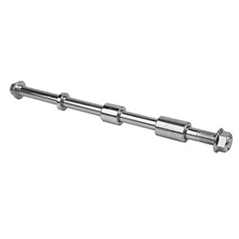 Mokuo 12mm 260mm Front Rear Axle with Bushing 5mm 20mm 30mm Fit for Pit Dirt Bike Moped Scooter QUAD ATV Mini Bike Parts