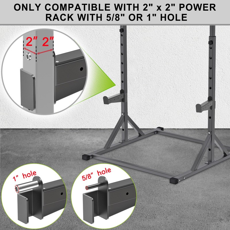Lifeswell Heavy Duty Safety Spotter Arms for 2" x 2"