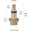 M&M Smartek Quick Coupling Connection Bayonet Adapter 1/4 Inch for