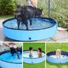 63'' Dog Pool for Large Dogs, Foldable Dog Pool Large
