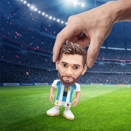 Series 1 Miniature Soccer Ballers Collectible Figures 2-Pack – Premium Stylized Football Athlete Miniatures in Clear PVC Capsule Tube, Desktop Display Sports Toys & Fan Memorabilia