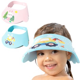 Baby Shower Cap Protective Shield for Babies & Toddlers - Adjustable Velcro Fastening, Soft EVA Material, Protects Eyes, Nose & Ears from Water & Shampoo - Perfect for Stress-Free Hair Washing