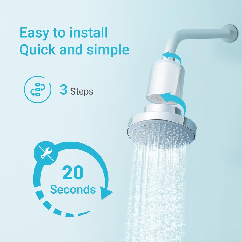 AQUA CREST Shower Filter Replacement for JOLIE® FILTERED SHOWERHEAD, Steady
