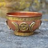 Copper Bowl Triple Moon Small Witch & Magic Accessory for