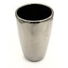DARO DEKO Ceramic Vase Silver – 23.5 cm High –