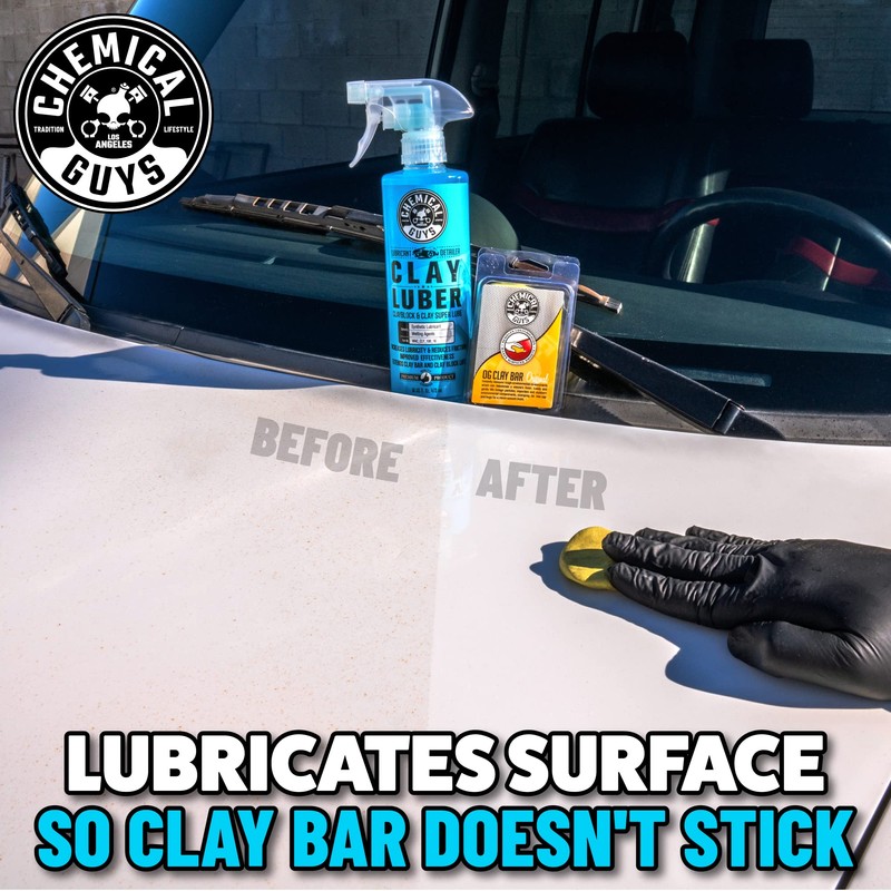 Chemical Guys Clay Bar and Luber Synthetic Lubricant Kit -