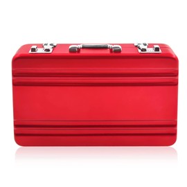 Money Case as a Money Gift, Voucher Packaging, Mini Briefcase, Aluminium with Snap Closure, Creative Gifts Suitable for Children and Friends