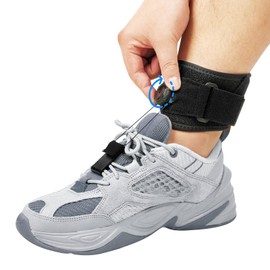 PRFCTLIFE Drop Foot Brace with Reel-Adjust Dorsiflexion Assist, AFO Foot Drop Brace for Walking with Shoes, Ankle Support for Supination,Plantar Fasciitis,Peroneal Achilles Tendonitis,Stroke,Men/Women
