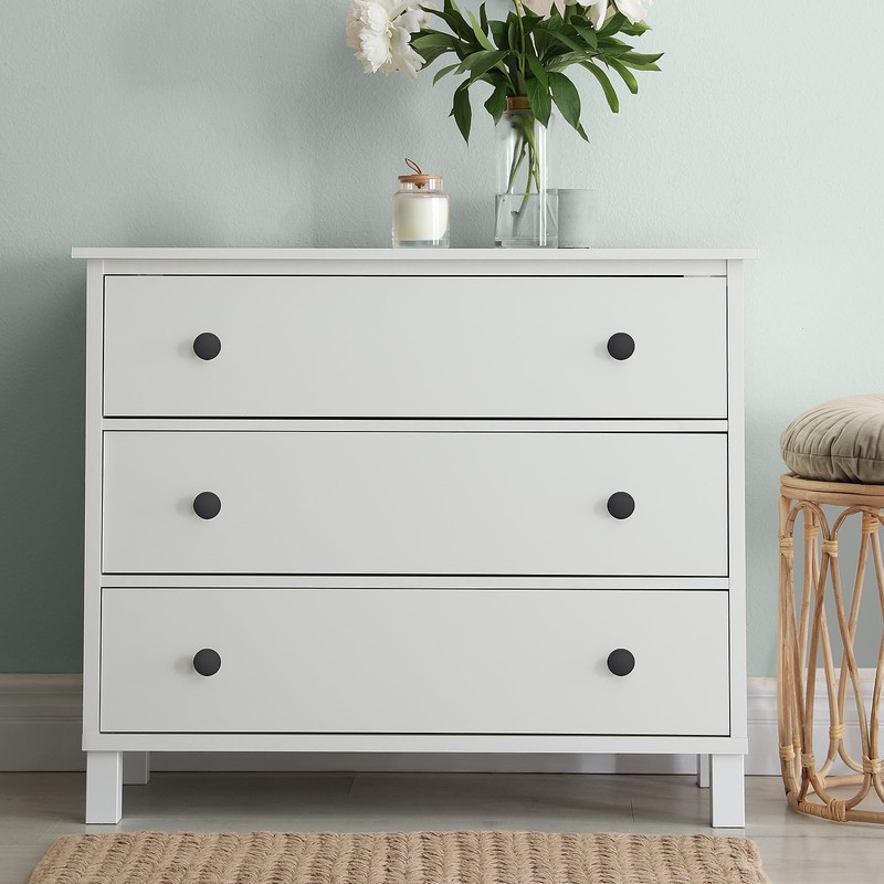 Ravinte 1 Pack Cabinet Knobs Black Kitchen Cabinet Knobs Round