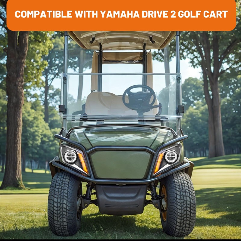 Shu-Ran Golf Cart LED Head Light Kits for Yamaha Drive