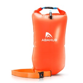 Abahub Swim Buoy Tow Float Dry Bag,Open Water Swimming Float,Swim Buoy with Storage Waterproof Inflatable Dry Bag Safety Float for Water Sports, Triathletes, Kayakers and Snorkelers