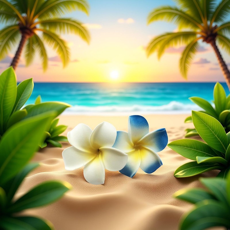 Hawaiianische Frangipani-Plumeria-Schaumkopf-Blume, Party, Strand, Haarschmuck, 2 Stück (weiß + violett)