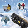 2 Pairs of Crampons, Shoe Claws, Shoe Spikes with 8