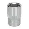 Sealey S1412 Walldrive Socket, 1/4" Square Drive, 12mm, Silver