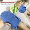 LETAO® Bamboo fibre exfoliating gloves, exfoliating gloves, hamam gloves for
