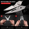 Kitchen Scissors, Dismountable, Stainless Steel Poultry Scissors with Non-Slip Handle,