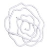 100pcs Rose Shape Paper Clips Increased Slip Resistance Lightweight Metallic