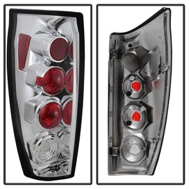 ACANII - For 2002-2006 Chevy Avalanche 1500 2500 Euro Style Black Tail Lights Brake Lamps Driver & Passenger Side