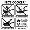 Nice Cooker Roc-Tec Real Stone Particles Non-Stick Crepe Pan for
