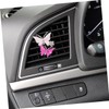 Alipis 3pcs Butterfly Air Vent Clips Cute Bling Car Accessories