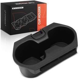 A-Premium Cup Holder Insert Compatible with Honda Civic 2016 2017 2018, Insight 2019 2020 2021, Center Console Armrest, Black, Replace# 83446-TBA-A01ZA, 83446TBAA01ZA