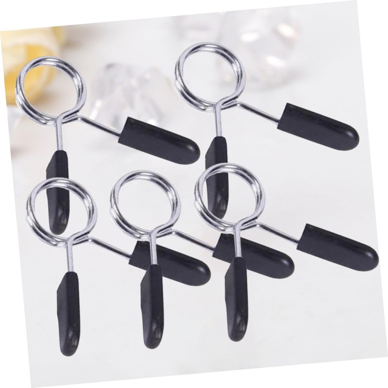 WHAMVOX 27mm Barbell Spring Clamp Barbell Spring Clip Collar Weight