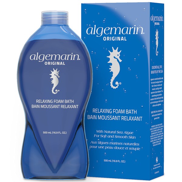 Algemarin Original Scent Foam Bath – European Sea Algae Aromatherapy (1-Pack, 500 ml)