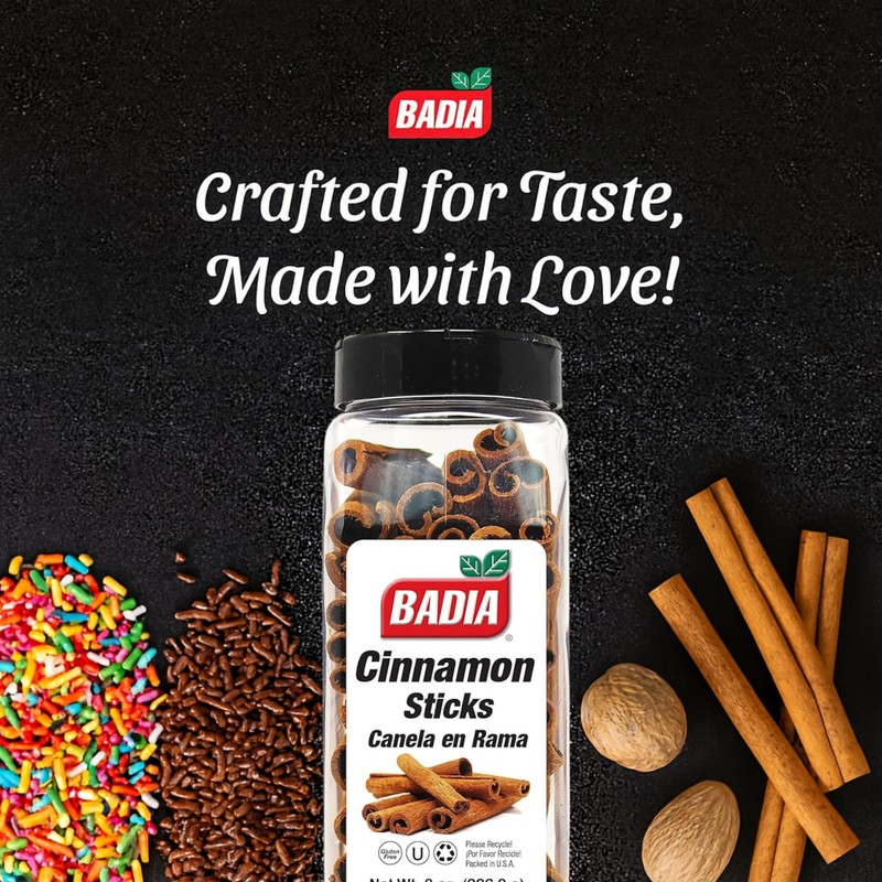 Badia Cinnamon Sticks 8 oz – Sweet and Warm Aromatic