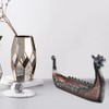 Viking Ships Incense Holder, Retro Ships Ornament for Home Decor,
