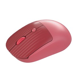 Wireless Mouse, Small, 2.4 Ghz Wireless Mouse, Cute, Stylish, Wireless, Quiet, Lightweight, Portable, Type-C Charging, Compatible with Laptop/Computer/Android/Mac/iOS/Windows (Rose Pink)