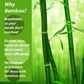 Bamboo Gloves for Eczema, Kids Age 6-8, Dry Hands, Moisturizing Gloves for Children Overnight, 3 Pairs