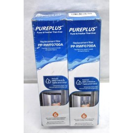 PurePlus Lot of 2 Pure Plus Replacement Refrigerator Water Filters For PP-RWF0700A