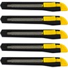 5 Small Safety Box Cutter Utility Knife Retractable Snap off