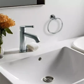 Meer - Set De 4 Accesorios Baño De Acero Inoxidable Satinado