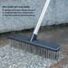 Heavy-Duty Push Broom Brush - Perfect for Bathroom, Kitchen, Patio,