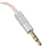 MERRYHAPY Plated 3.5mm Earphone Cable Coiled Headphone Wire Long Cable