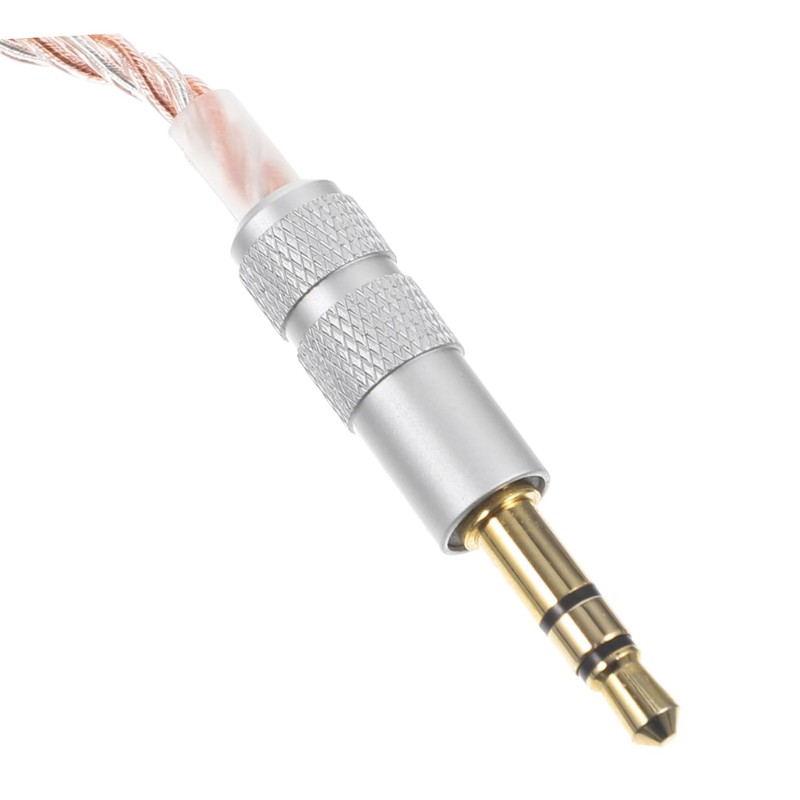 MERRYHAPY Plated 3.5mm Earphone Cable Coiled Headphone Wire Long Cable