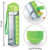 Portable 3-in-1 Water Bottle & Pill Organizer - 400ml