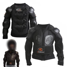 Kids Chest Protector Motocross Dirt Bike Gear Motorcycle Full Body Armor Jacket Protective Back Spine Protector Vest Gear