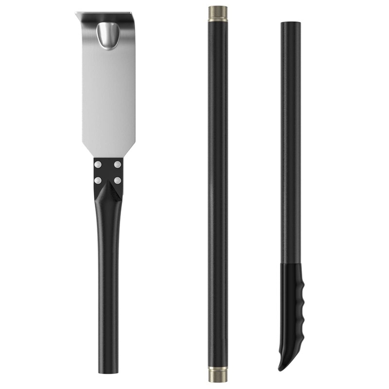 G.a HOMEFAVOR Pizza Oven Ash Rake, Stainless Steel Charcoal Rake